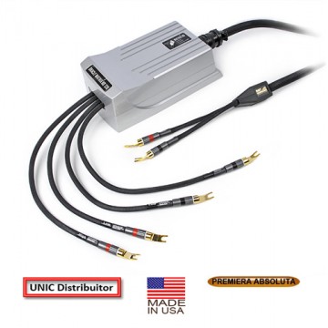 Bi Wire Speaker cable Ultra High-End (pereche) 2 x 2.5 m, conectori tip banana / papuc